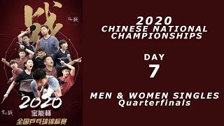 2020 Chinese National Championships | Men's & Women's Singles Quarterfinals