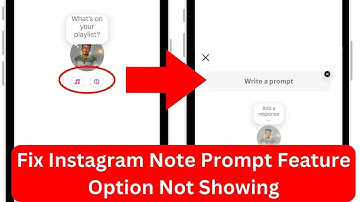 Instagram Note Prompt Feature Disappeared Problem | Instagram Note Prompt Feature Option Not Showing