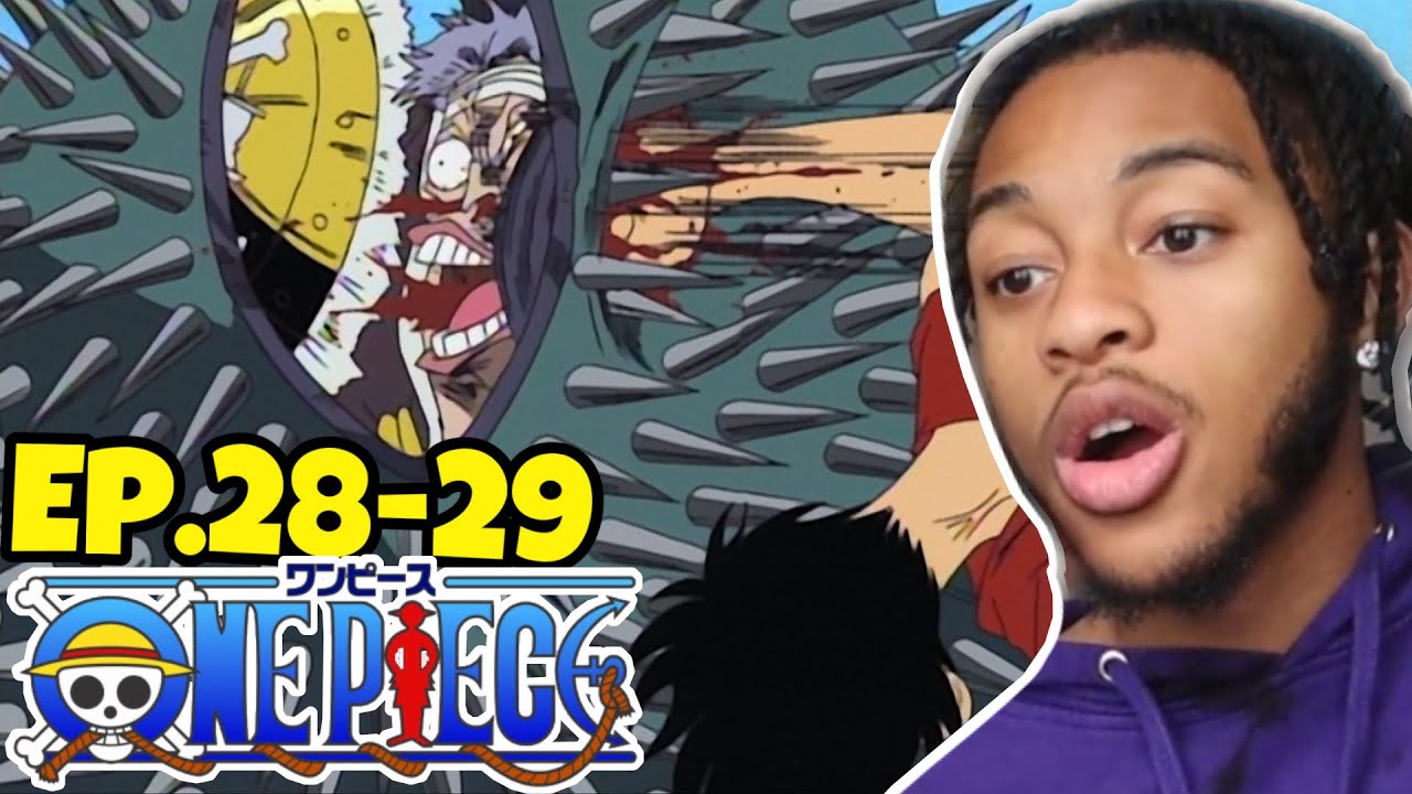 LUFFY VS DON KRIEG!, One Piece Episode 28 & 29 REACTION