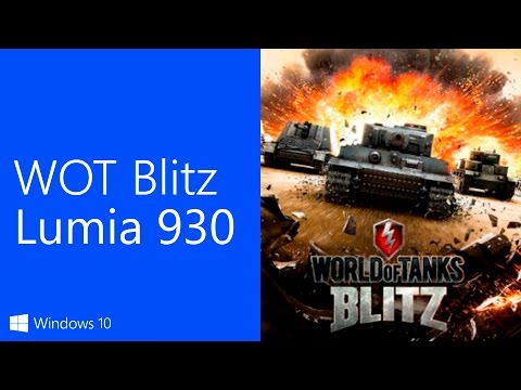 Как идет World Of Tanks Blitz на Lumia 930 (Windows 10 Mobile) на разных настройках графики