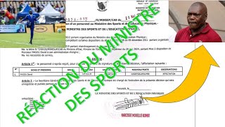 💥 RÉACTION DU MINISTRE DES SPORTS APRÈS LA RÉUNION,  NOMMÉ PAR LA FECAFOOT AFFECTÉ PAR LE MINISTRE 🔥