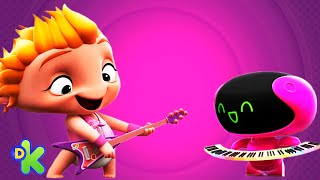 ¡Todos a cantar y bailar en la guardería Arcoíris! | Mini Beat Power Rockers | Discovery Kids