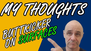 ⚡51 - Different surface conditions on Buttkicker⚡