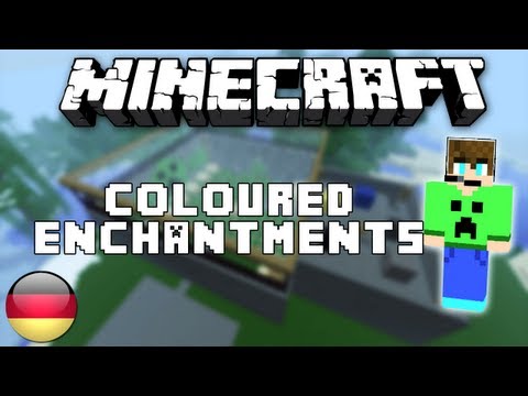 Minecraft COLOURED ENCHANTMENTS MOD - Minecraft COLOURED ENCHANTMENTS MOD