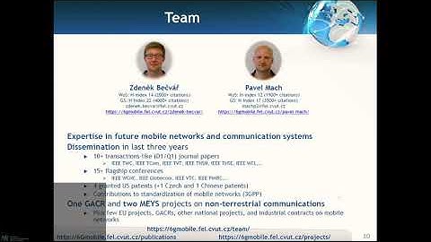 Z. Bečvář [FEE CTU]: Communication in integrated terrestrial and non-terrestrial mobile networks