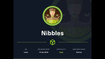 Hack The Box (HTB) Nibbles Walkthrough