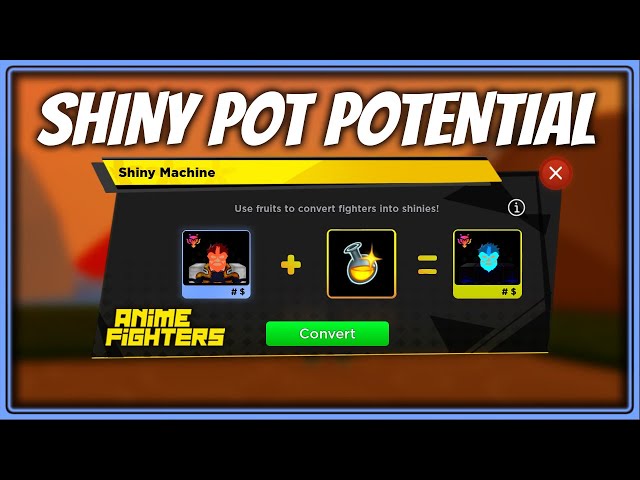 I Unlocked TRADING + FREE SHINY POTION In Anime Fighters! Noob To