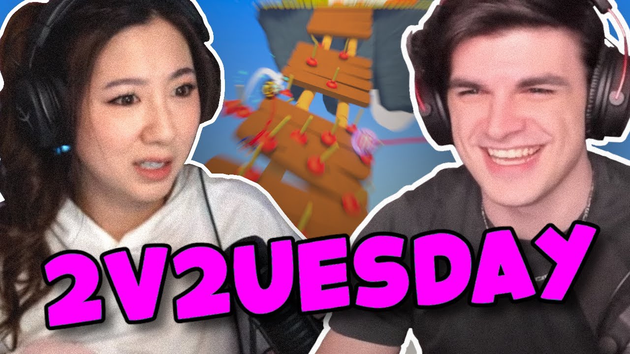 2v2UESDAY: VARIETY GAMES ft. LUDWIG, FUSLIE, SYKKUNO, BLAU & MORE!👯 - Foolish VOD