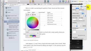 Table Formatting iBooks Author