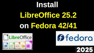 How to install libreoffice 25.2 on Fedora 42|Install LibreOffice 25 on Fedora Linux|2025 updated