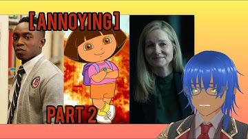 Reacting to The Most Annoying Characters 2 by Degenerocity