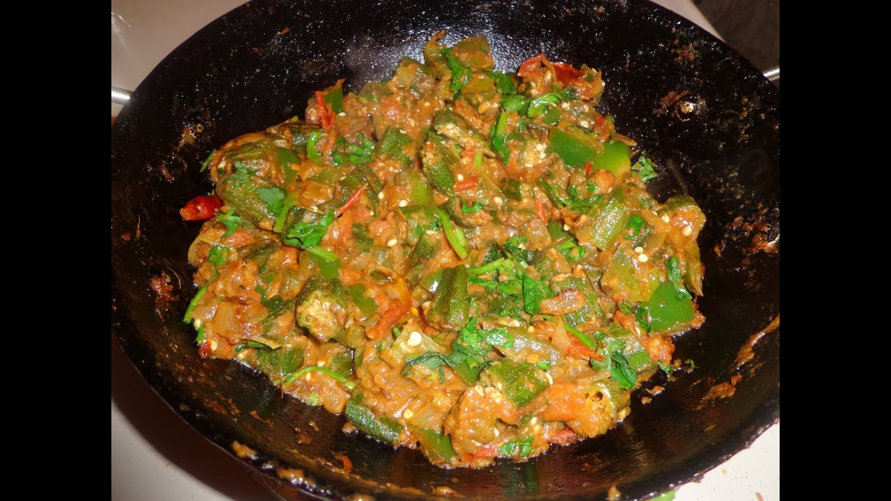 Kadai Bhindi or Okra or Bhendi North Indian Recipe YouTube