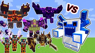 Alpha Yeti Vs. Vs. Netherite Monstrosity and other L_Ender&#39;s Cataclysm Monsters in Minecraft