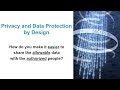 Phemi tech talk 1  privacy and data protection by design