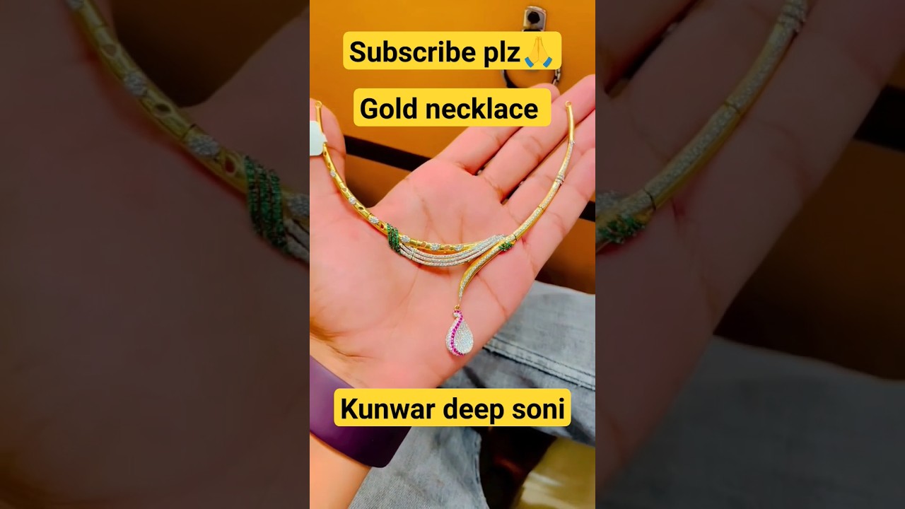 Gold necklace designs 2023!