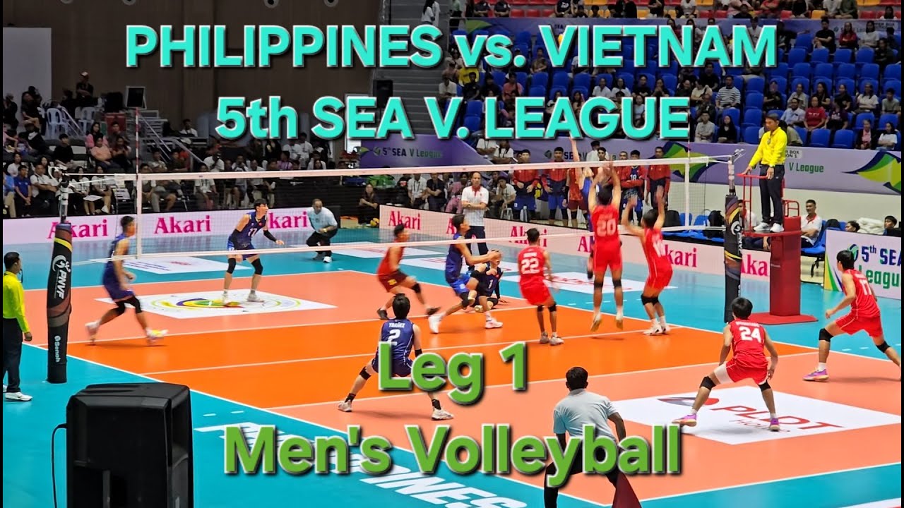 Philippines vs. Vietnam, 5th SEA V. league, Mens Volleyball, Leg 1