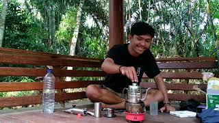 Unboxing Langsung Coba Alat Kopi Portable Cocok Untuk di Alam Bebas | Coffee Outdoor Equipment