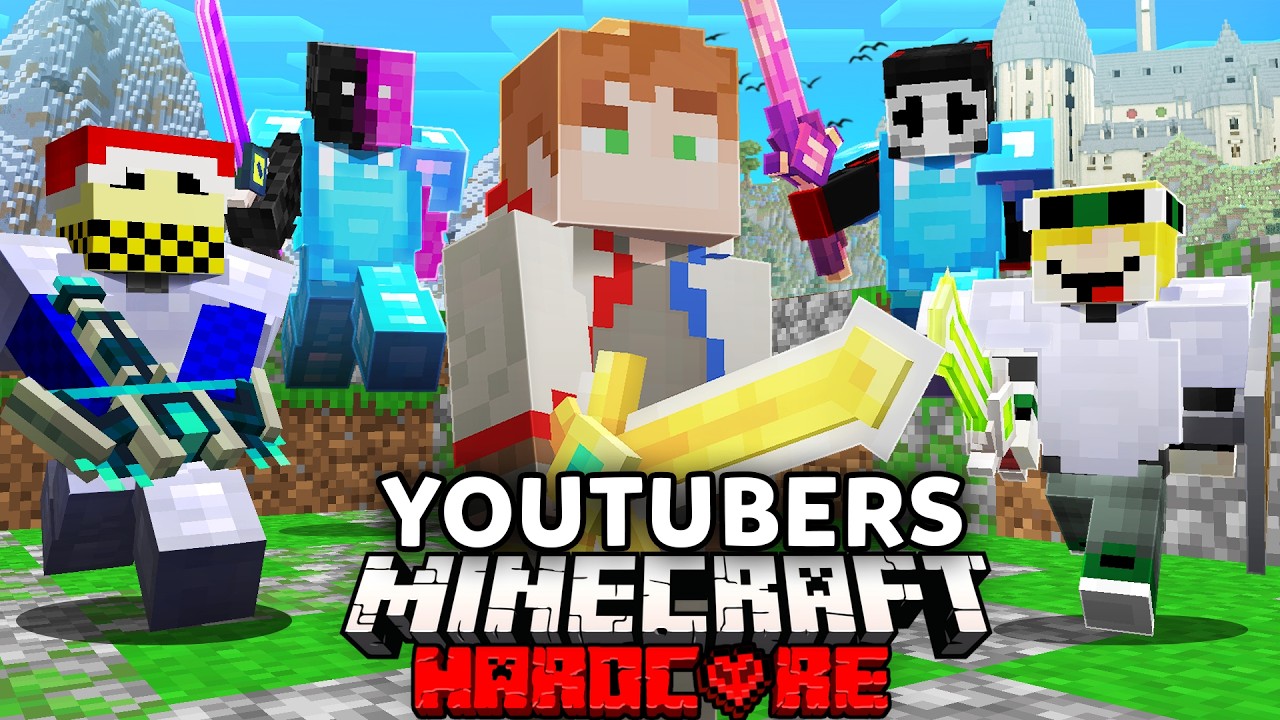 100 Players Simulate Minecraft's Deadliest Hunger Games!