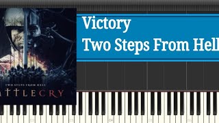 Victory - Two Steps From Hell (Piano Tutorial) Full versión