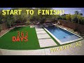 Pool construction  time lapse in phoenix arizona construction timelapse pool