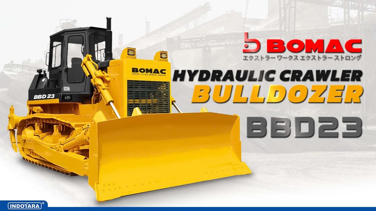 BOMAC Hydraulic Crawler Bulldozer BBD23
