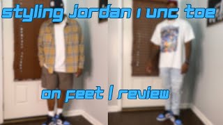 How to style Jordan 1 UNC toe | Late review and on feet look