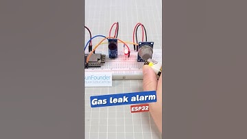 ESP32 GAS Detector with Sound & Light Warning 🚨 #arduino #arduinoproject