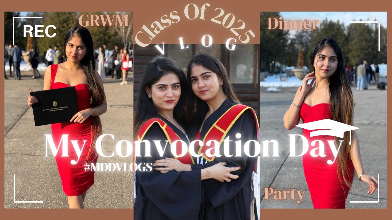 🎓 My Unforgettable Convocation Ceremony at Conestoga College | A Proud ...