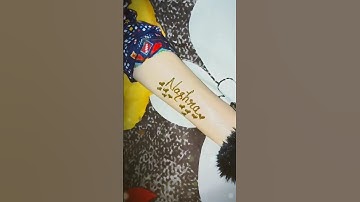 Nashra name Mehndi design 🥰#shortsyoutube #shorts #youtubeshorts #trendingshorts