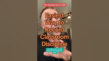 Free Student Recorded Discipline Google Form! #teachers