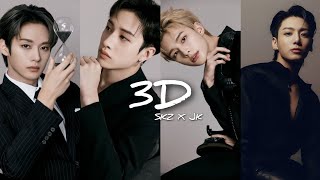 SKZ (Lee Know, Bang Chan, Hyunjin) feat. Jungkook '3D' AI Cover