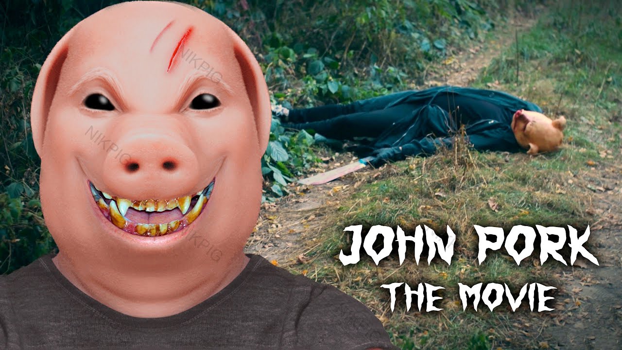 Drone catches John Pork in the Woods! We found John Pork's Cabin