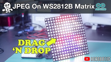 ESP8266 Display JPEGs On NeoPixel Matrix | Drag and Drop To SPIFFS