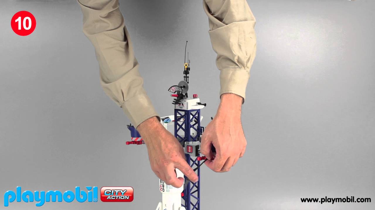 PLAYMOBIL Instruction - Space Site - YouTube