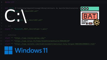 Comment se faciliter la vie avec un petit script batch (Windows) en automatisant certaines tâches.