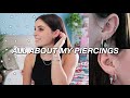 ALL ABOUT MY PIERCINGS | rook, tragus, daith &amp; MORE