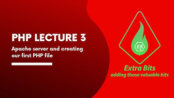 PHP Lecture 3- Apache server and creating our first PHP file| PHP tutorials for beginners