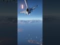 Eurofighter Typhoon deploys bombs during high altitude mission