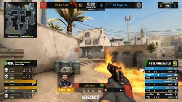 CSGO | Coldzera deagle ace Cluch | Faze Vs G2 | EPL season 11