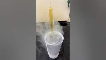 2 NO2 = N2O4 equilibrium tube in liquid nitrogen