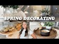 NEW SPRING DECORATE WITH ME 2024 / NEUTRAL SPRING DECOR IDEAS / DECORATING FOR SPRING