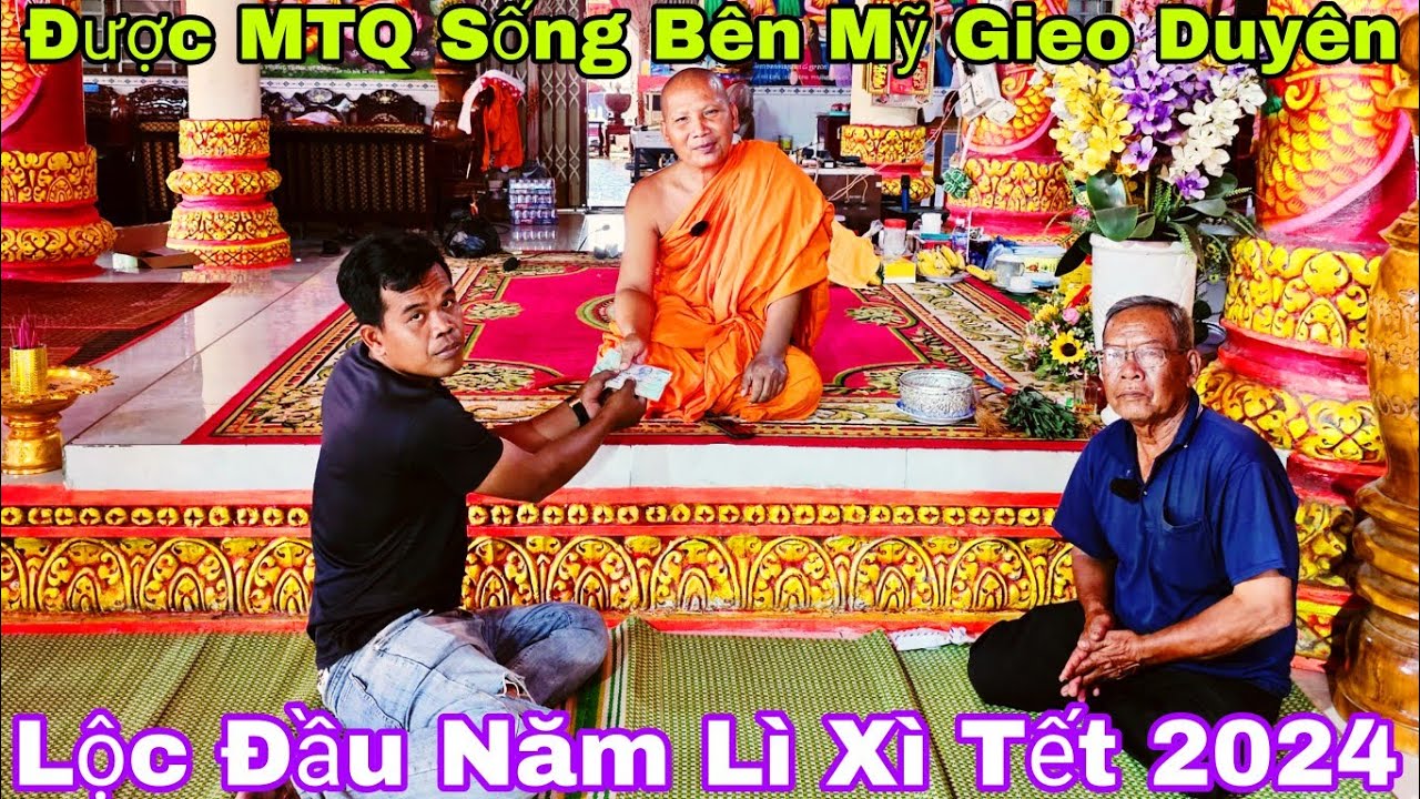 Mùng 1 Tết Đến Thăm Chùa Bờ Đập Huyện Trần Đề Tịnh Sóc TrăngSư Rất Bất Ngờ...i