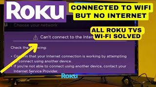 How to Fix Roku TV Connected To Wi-Fi But Not Working | All Roku TV Issues Solved in Just 6 Steps