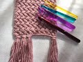 How To Attach Tassels On A Scarf Tutorial