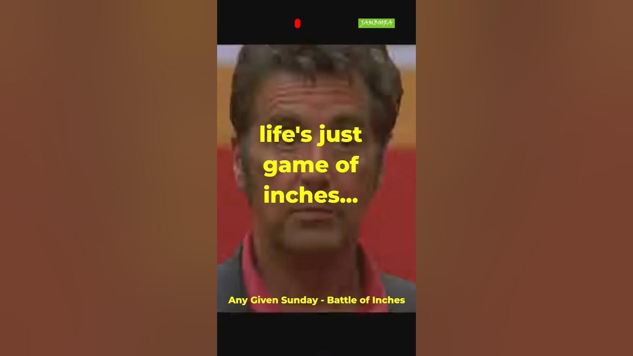 Game of Inches - Al Pacino emotional speech - Any Given Sunday (1999