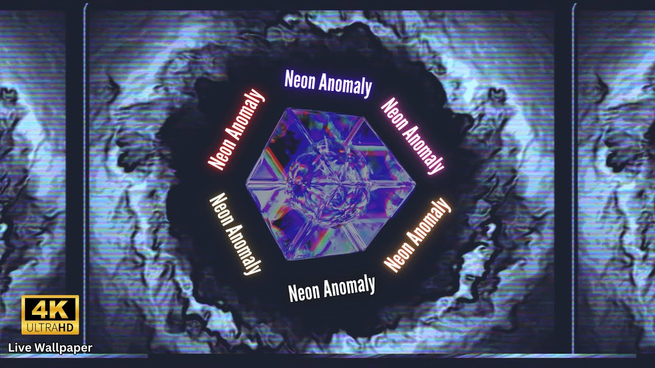 Sci-Fi Background / Wallpaper - Neon Anomaly (4K) - YouTube