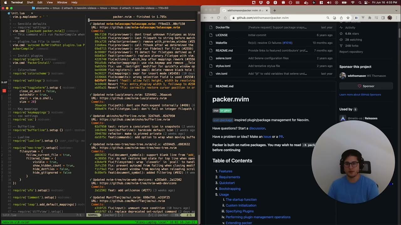 Delete, List, and Update Neovim Plugins wth Packer 🧹 YouTube