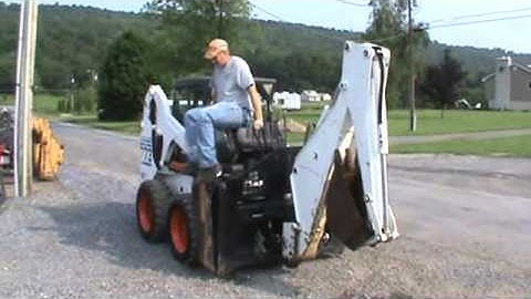 Bobcat 709 Skid Steer Loader Backhoe Attachment For Skid Steer Loader