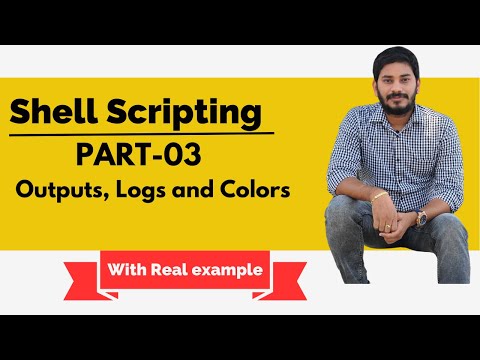 Shell Scripting PART-03 | Logs, Colors, Output Redirections | DevOps Training