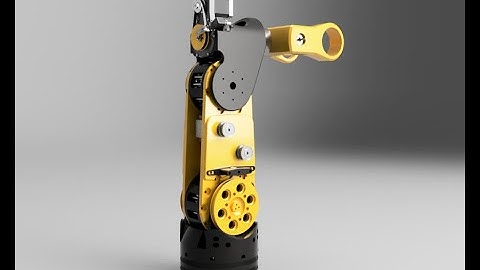 CyBoT 6 axis robot arm cycloidal drive